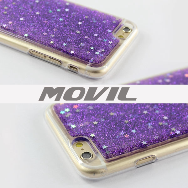 NP-2484 Epoxy Brillo Bling Auave TPU Funda para Apple iPhone 6-1